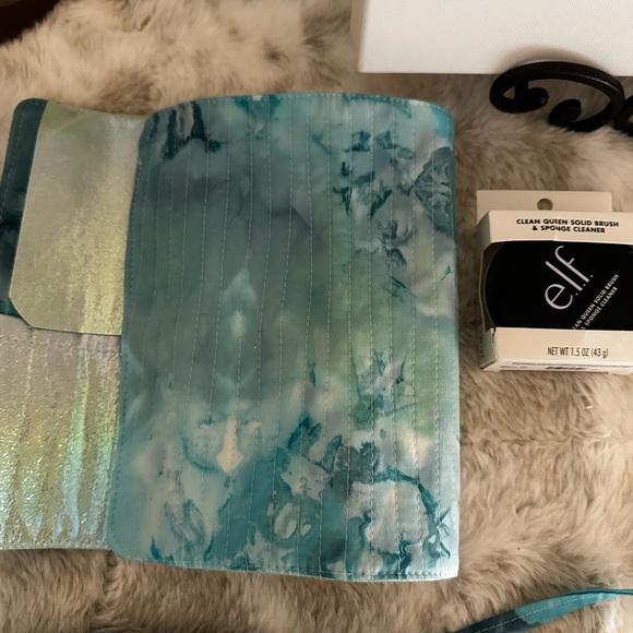 Makeup Brush Travel Holder (Handcrafted) and Elf Brush and Sponge Cleaner NEW - Picture 4 of 4